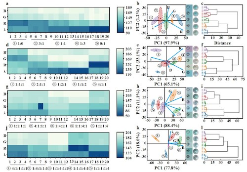 图2 不同混合OPPs的鉴定